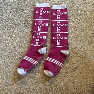 PINK OUT SOCCER SOCKS